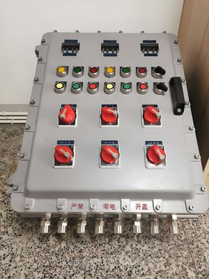 IP65 Exd Station Control Panel Box Closed Hazardous Distribution Box Station Panel  ATEX