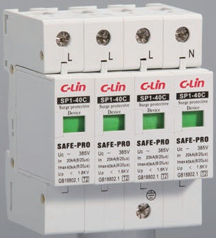 230V 400V Voltage Surge Protectors 60kA 3 Phase Surge Protector