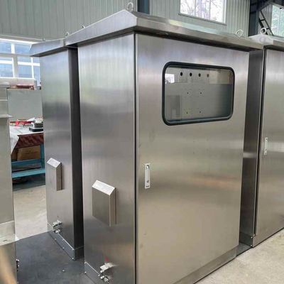 Square Waterproof Stainless Steel Electrical Box Outdoor Metal Electrical Junction Box