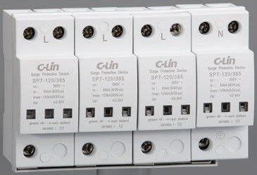 230V 400V Voltage Surge Protectors 60kA 3 Phase Surge Protector
